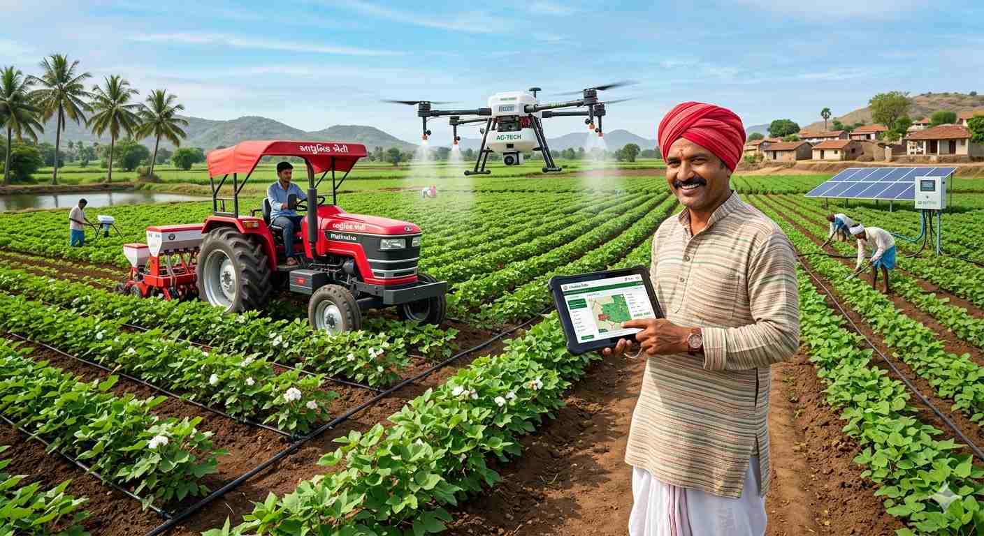 આધુનિક ખેતી: ટેકનોલોજી અને નવા સાધનો દ્વારા ખેતીને નફાકારક બનાવો